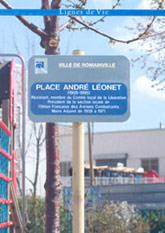 Plaque Place André Léonet