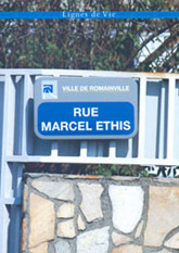 Plaque de rue : Marcel Ethis