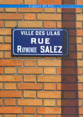 Plaque de rue : Raymonde Salez