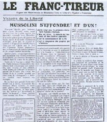 Journal : Le franc - tireur